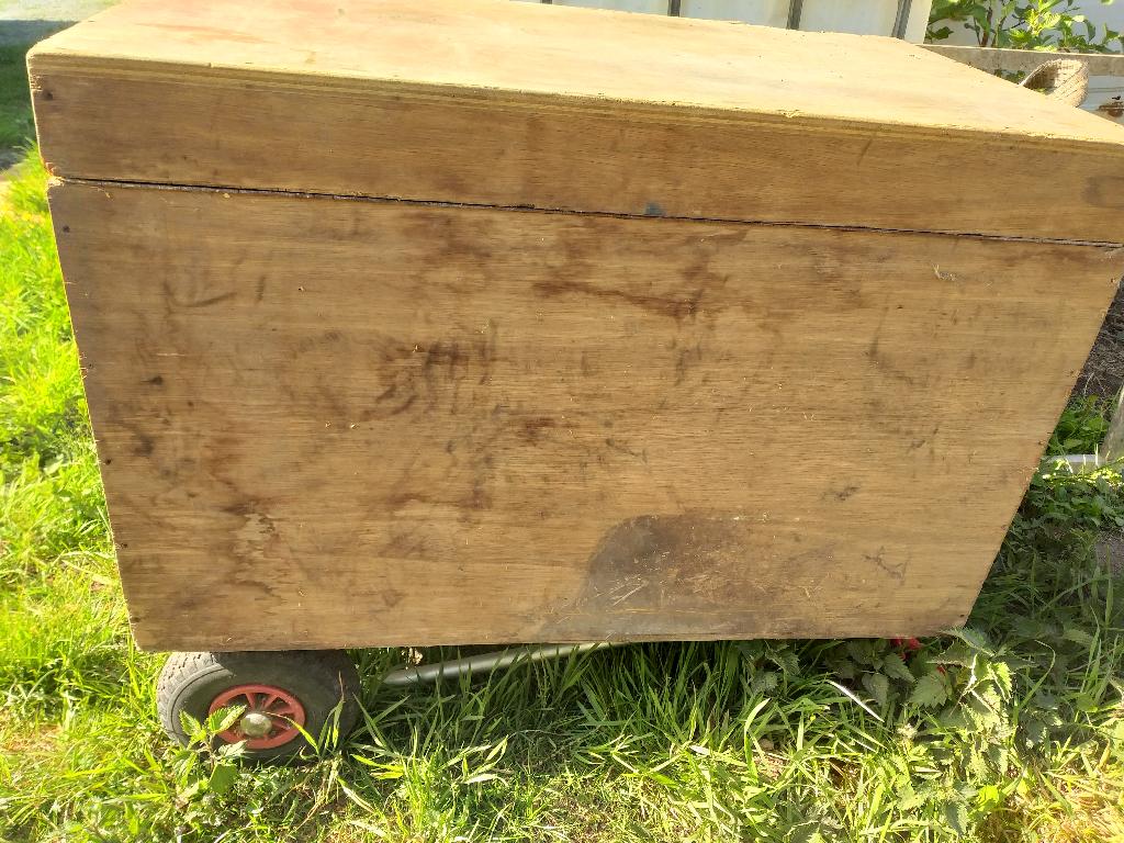 coffre en bois, Bricolage & Construction, Enlèvement, 100 cm ou plus, Utilisé, 50 cm ou plus