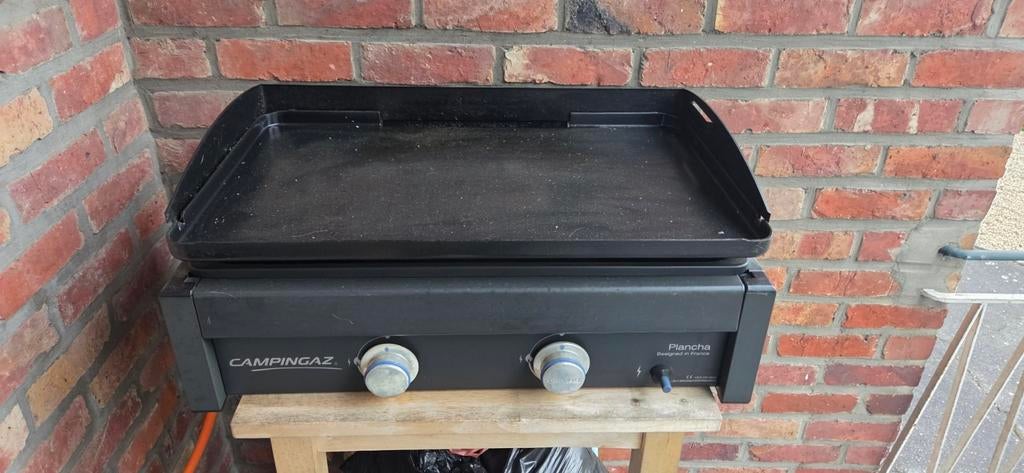 Plancha gaz, Ophalen, Gas