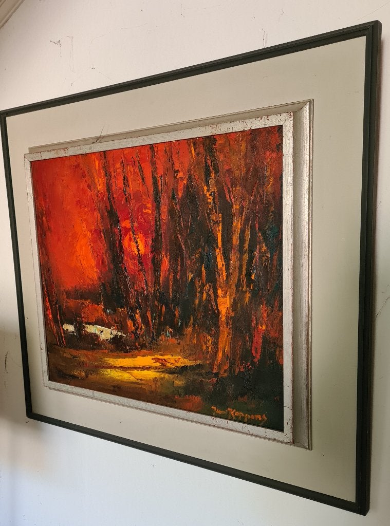 schilderij, Antiek en Kunst, Ophalen, Gesigneerd, Olieverf, Landschap