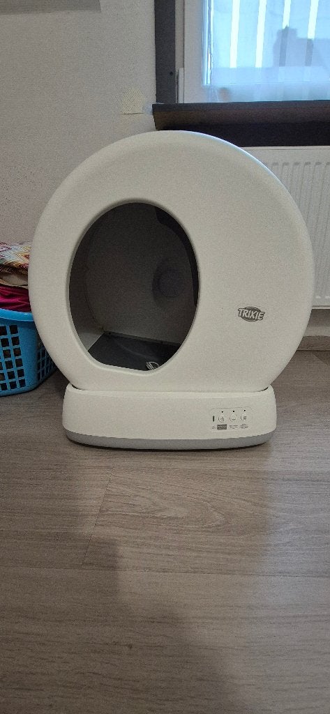 Bac à litière automatique pour chats trixie, Animaux & Accessoires, Enlèvement, Autonettoyant, Comme neuf, Ouvert