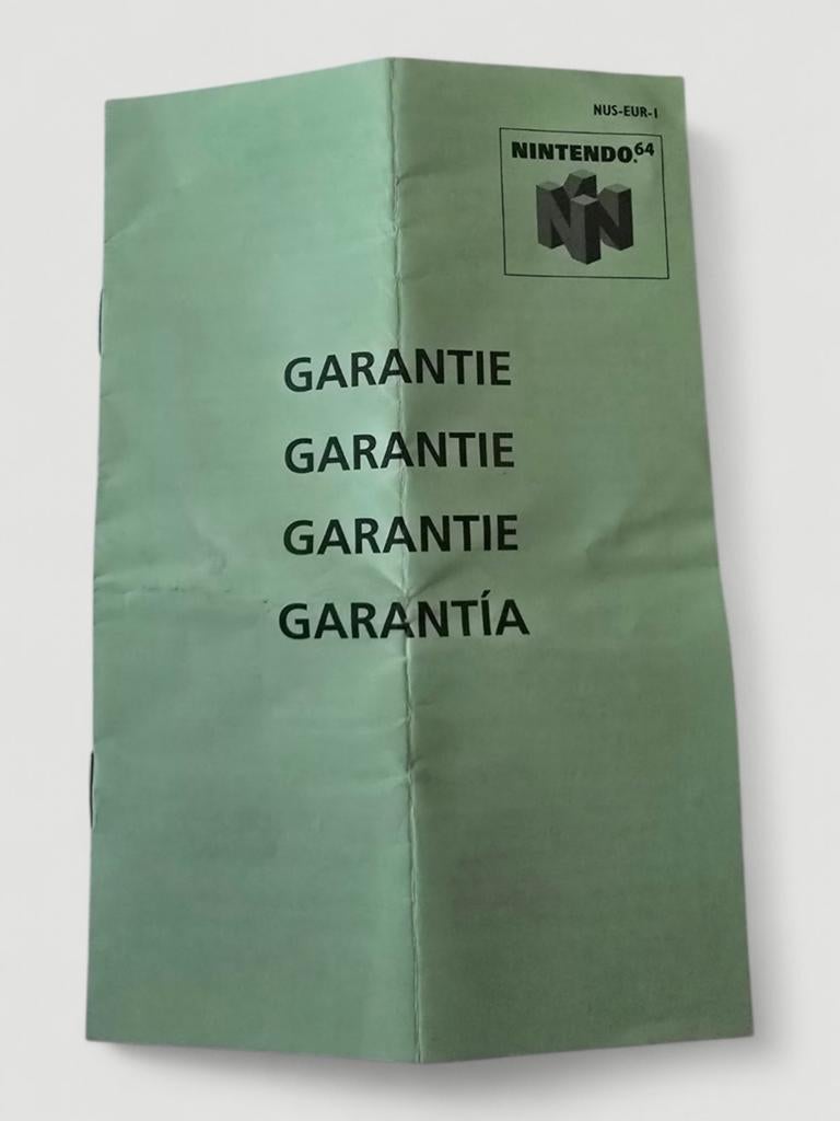 Livret de Garantie Officiel Nintendo 64 – NUS-EUR-1 , Consoles de jeu & Jeux vidéo, Enlèvement ou Envoi