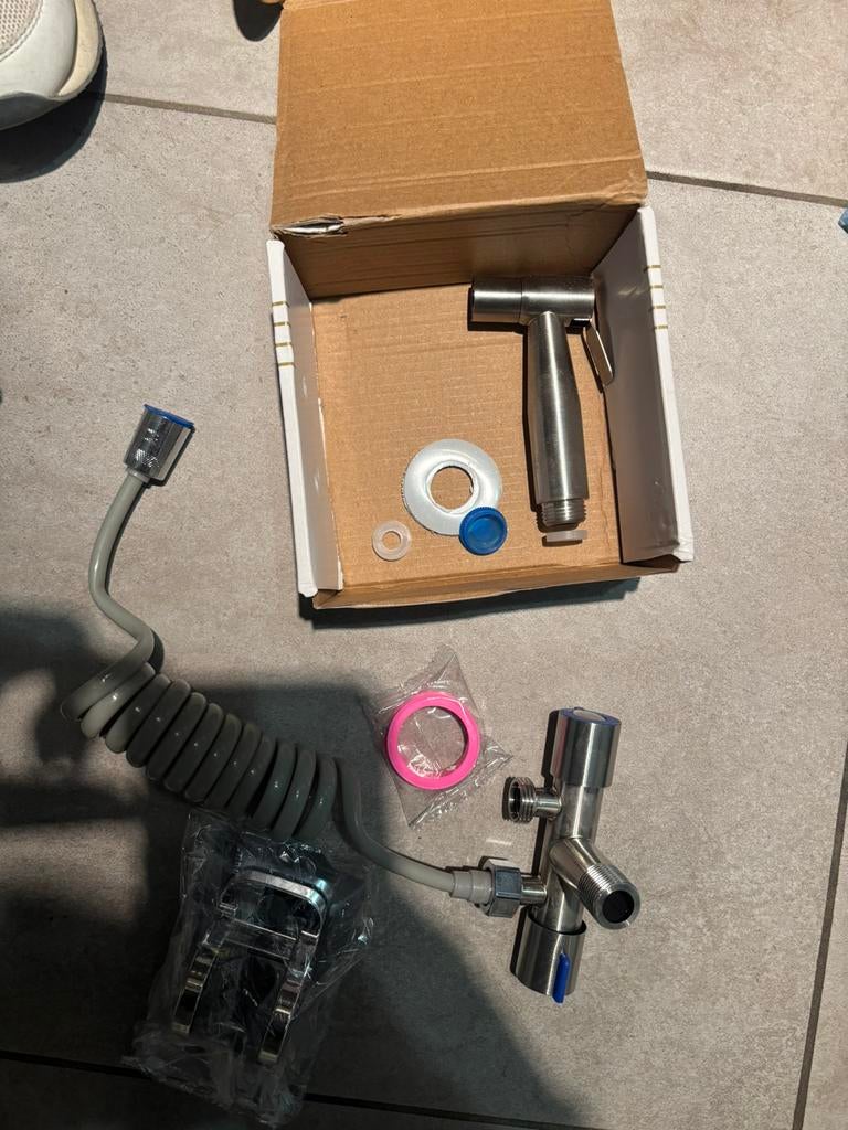 Kit bidet et double vanne d arret, Bricolage & Construction, Sanitaire, Neuf, Robinet, Inox, Enlèvement