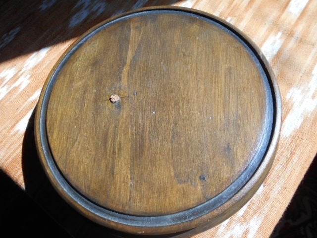 support en bois pour cloche en verre 5€, Maison & Meubles, Bois, Enlèvement ou Envoi, Utilisé, 25 cm