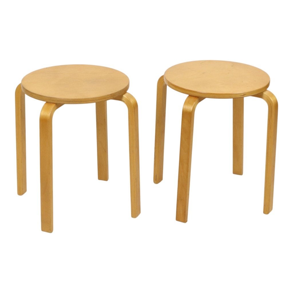 Set van 2 Vintage Ikea Frosta Krukken Beukenhout Jaren 90, Enlèvement ou Envoi