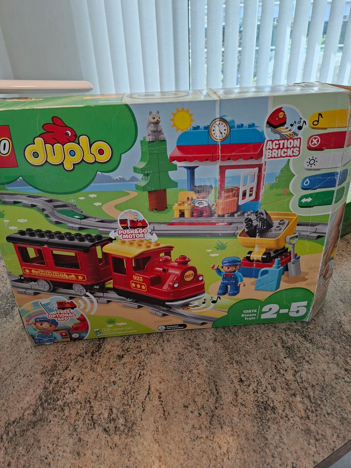 Duplo treinset, Kinderen en Baby's, Speelgoed | Bouwstenen, Ophalen, Zo goed als nieuw