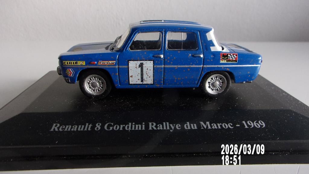 R8 GORDINI #1 RALLYE MAROC 69.ELIGOR 1/43 COMME NEUVE., Ophalen of Verzenden, Zo goed als nieuw, Auto, Overige merken