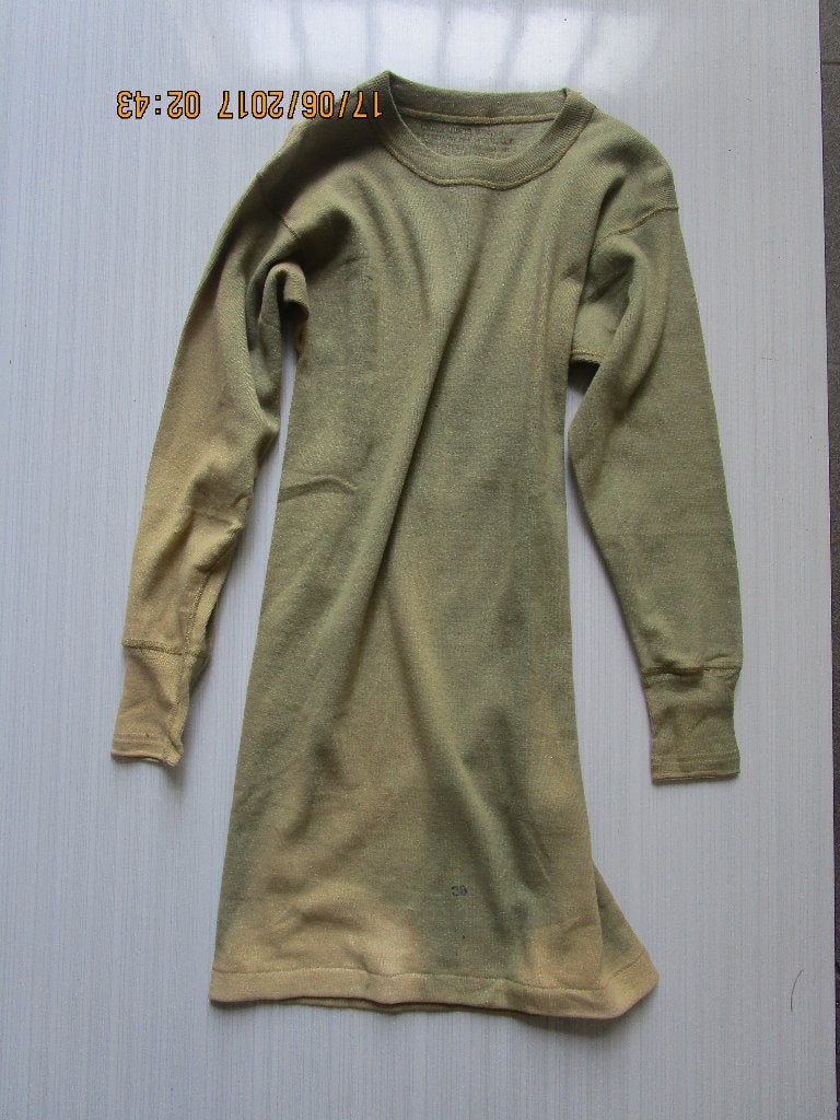 Lange  winter ondershirt, Ophalen of Verzenden, Landmacht, Overige typen