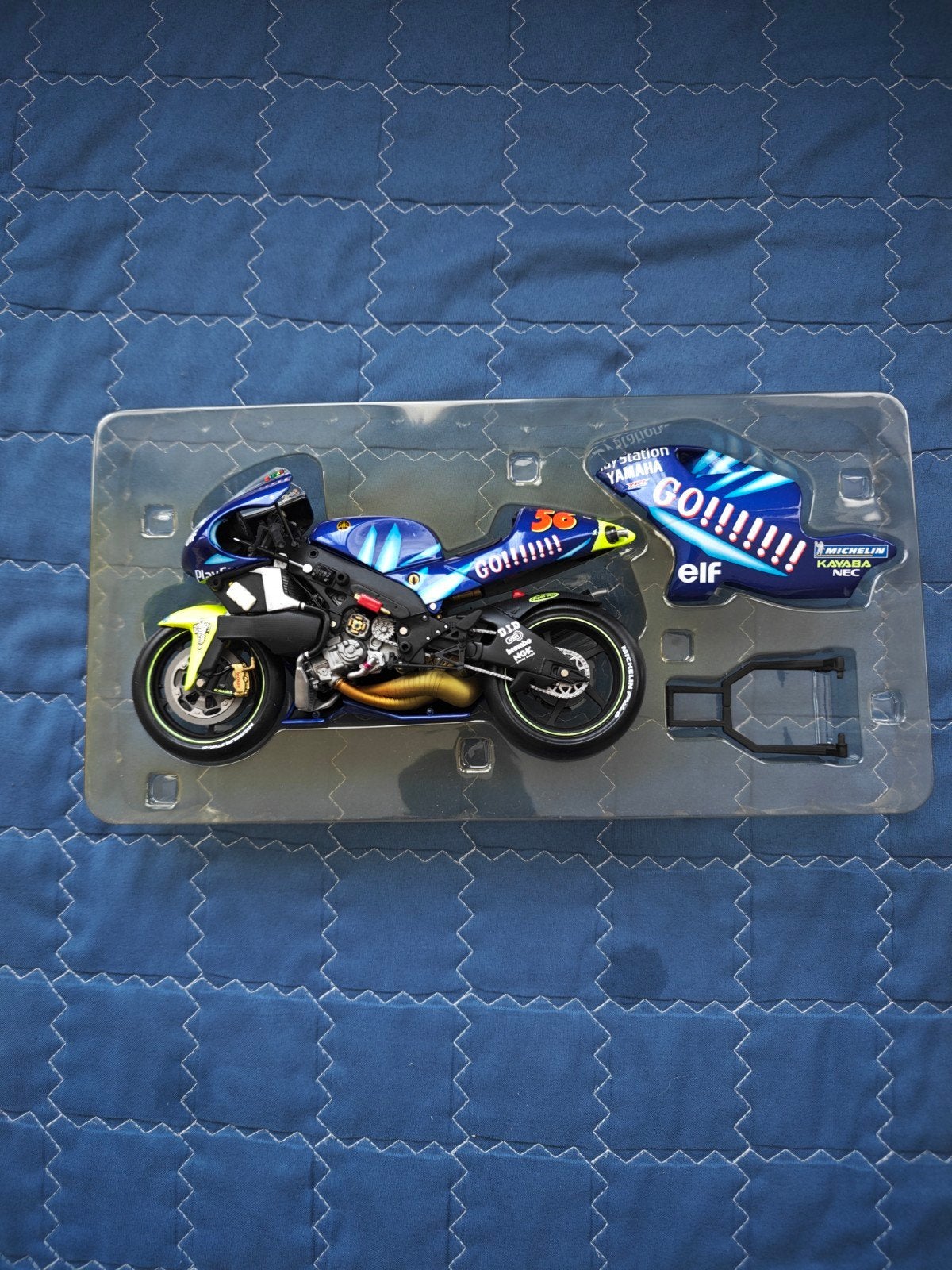 Moto Yamaha yzr  500 GP de 2001, Comme neuf, 1:9 à 1:12