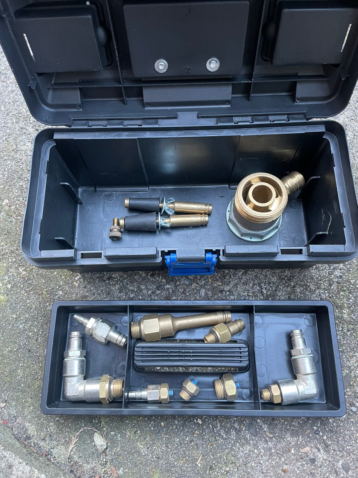 Koppel stukken gasmeter, Ophalen, Zo goed als nieuw