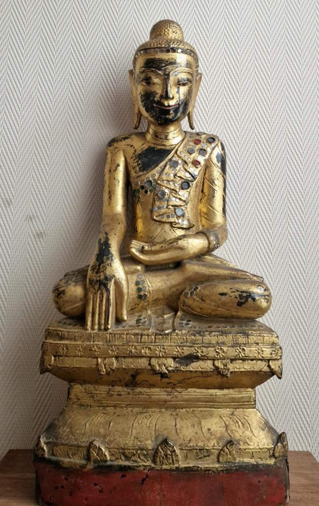 Birmese Boeddha, Ophalen of Verzenden