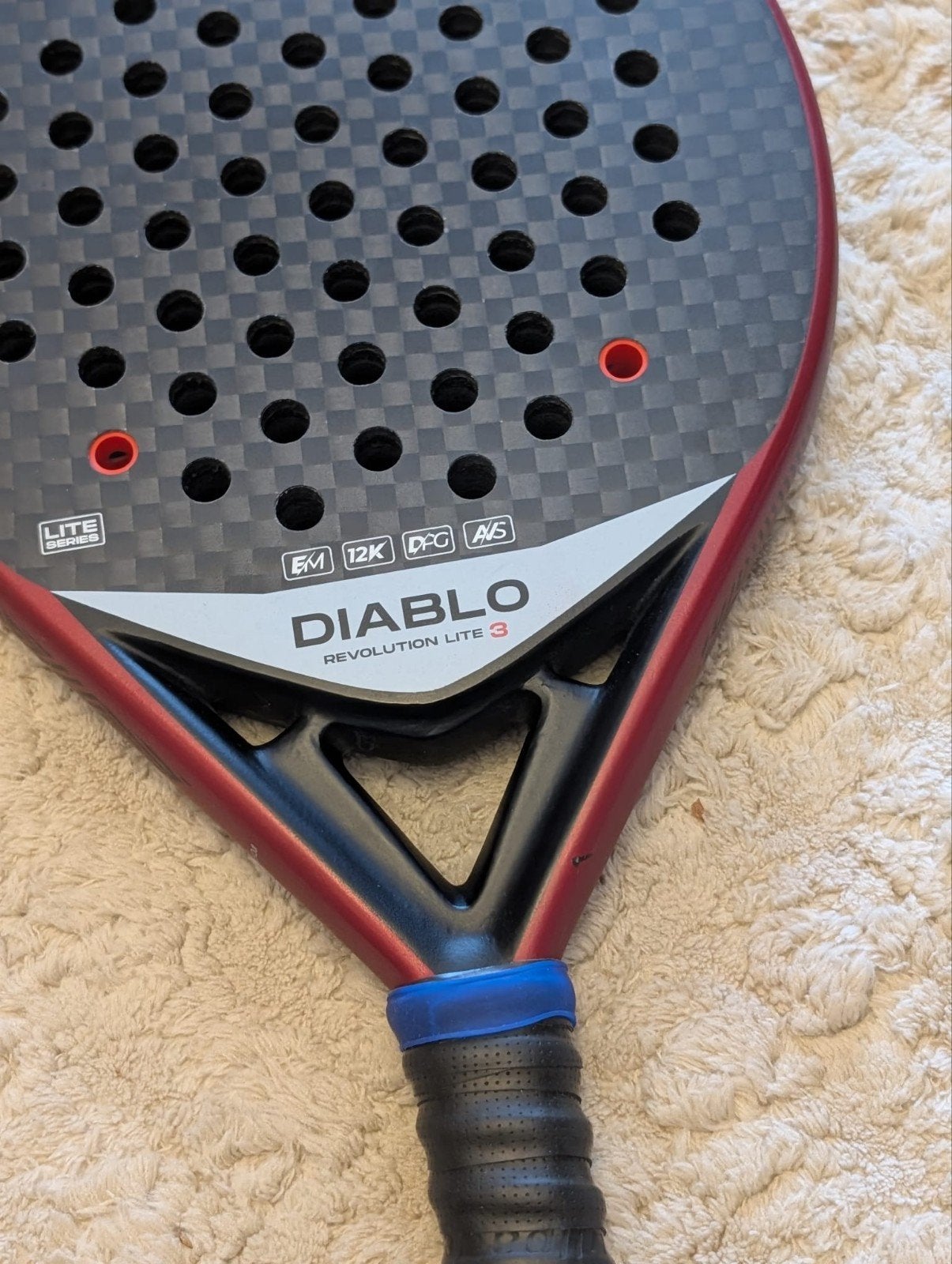 Raquette de Padel Siux Diablo Revolution Lite 3 (2024), Ophalen, Gebruikt, Padelracket