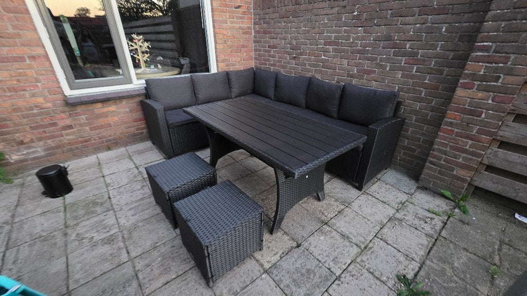Loungeset als nieuw, Enlèvement, Comme neuf, Sets de jardin