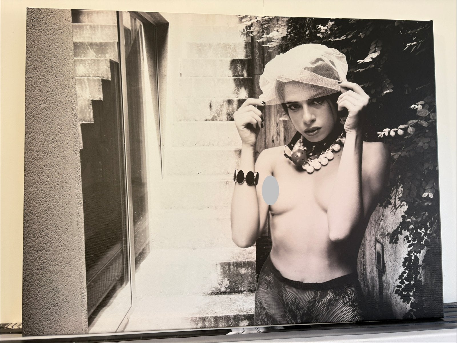 Photo de taille moyenne sur toile 80 x 60, Antiquités & Art, Enlèvement, Photo