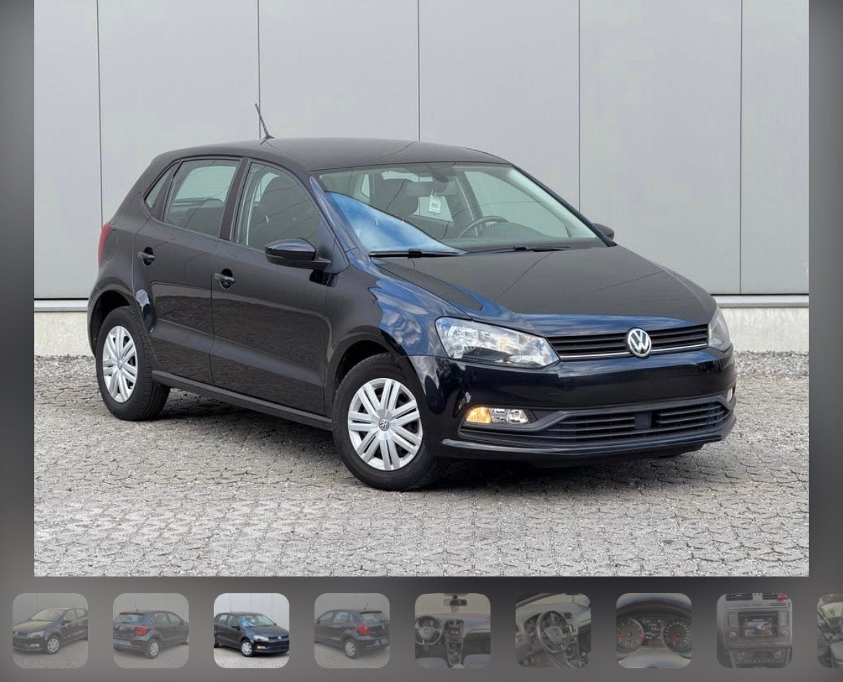 Polo Bleumotion 1.0, Auto's, Volkswagen, Voorwielaandrijving, Stof, Euro 6, Zwart