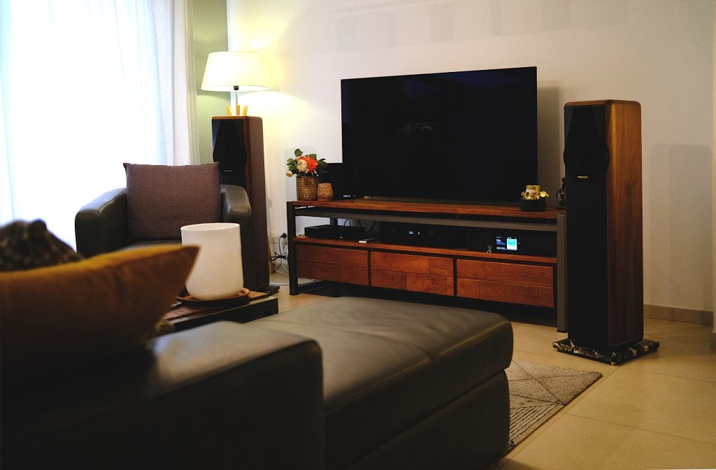 Sonus Faber Maxima Amator, TV, Hi-fi & Vidéo, Enceintes, Comme neuf, Enceinte colonne, 120 à 150 watts, Autres marques, Bass-reflex