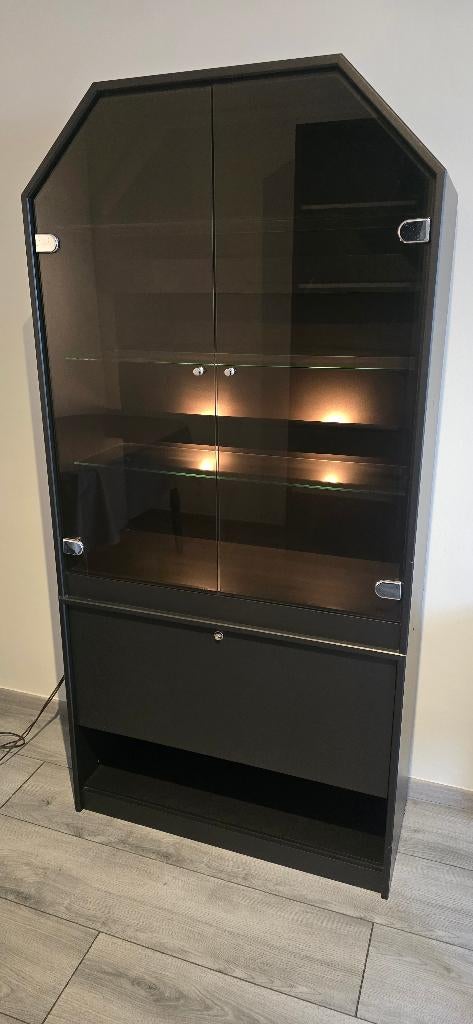 barkast met verlichting, Huis en Inrichting, Ophalen, Gebruikt, 50 tot 100 cm, Glas