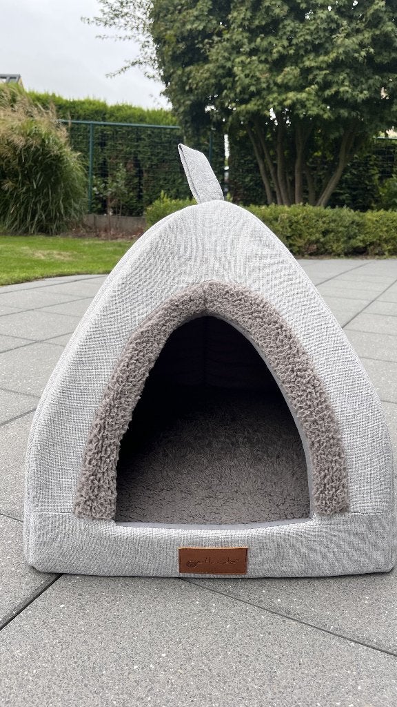 Prachtige huisje voor kat, Ophalen, Zo goed als nieuw, Katoen
