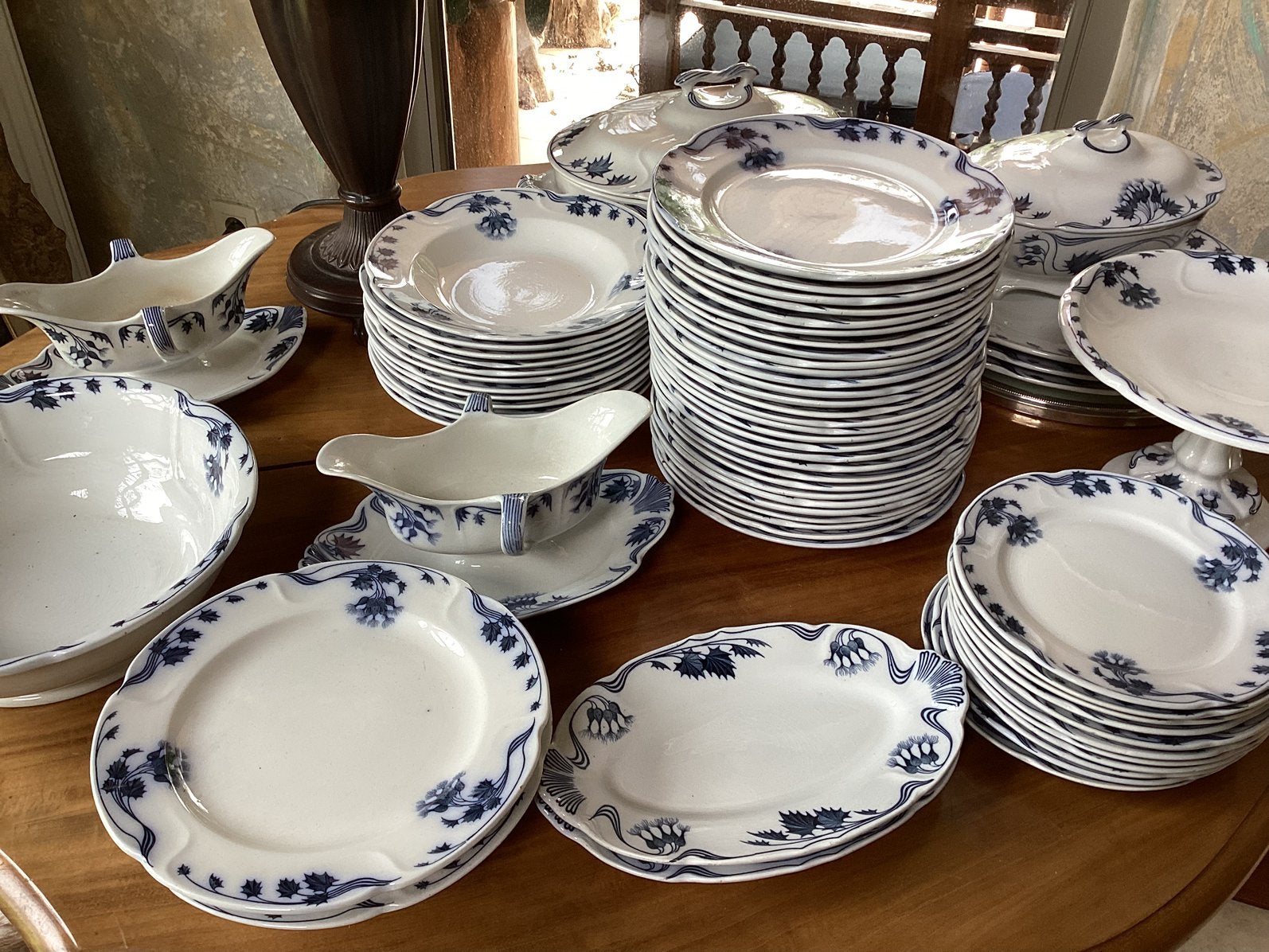 Villeroy en Boch eetservies uitgebreid, Ophalen