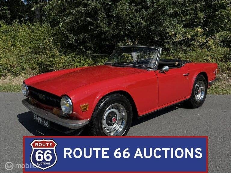 Triumph TR6 | 1969 | Route 66 Auctions, Autos, Achat, Entreprise, Boîte manuelle, Triumph