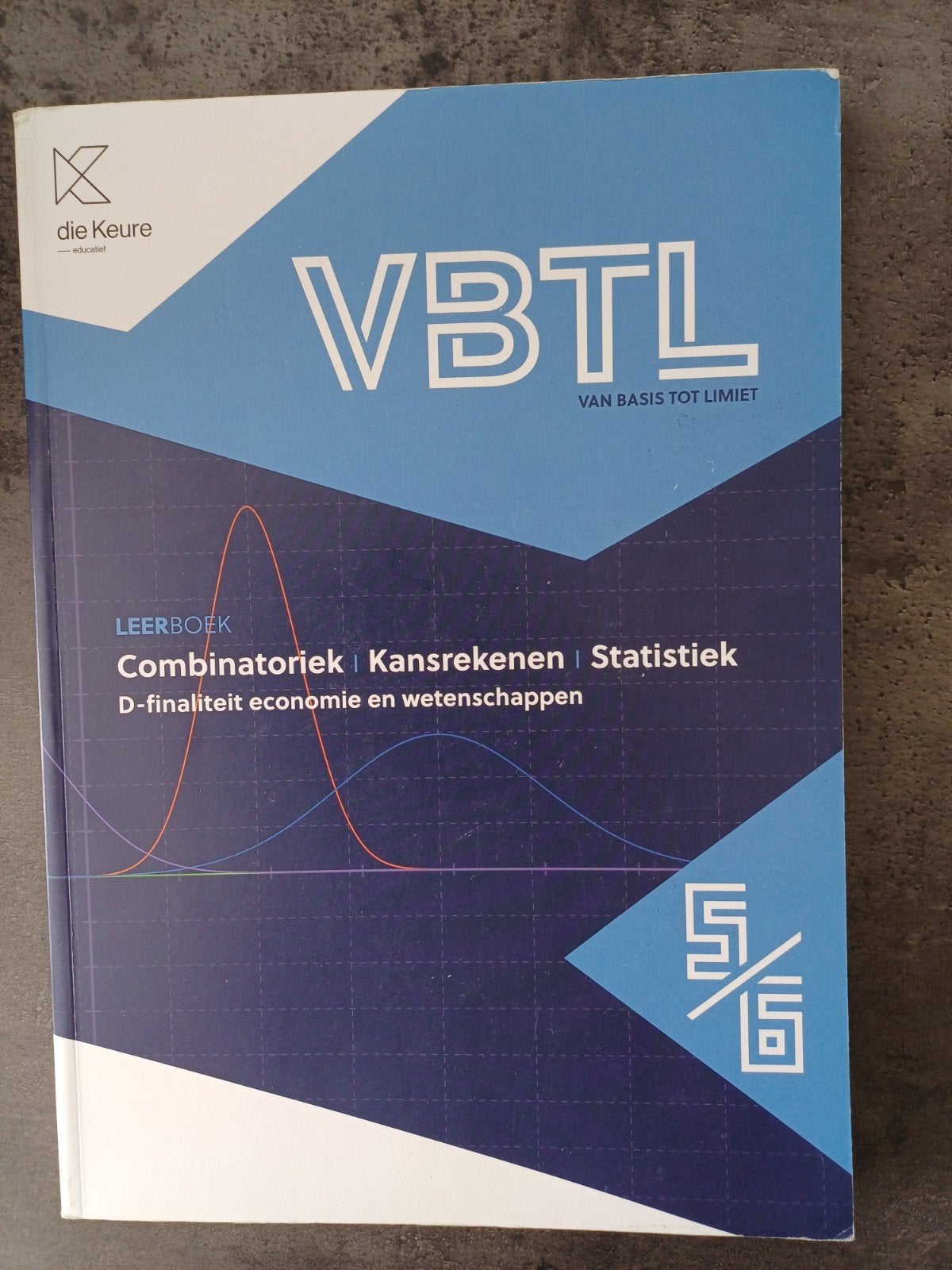 VBTL 5/6 - leerboek Combinatoriek, kansrekenen & statistiek, Ophalen, Zo goed als nieuw, ASO, Wiskunde A