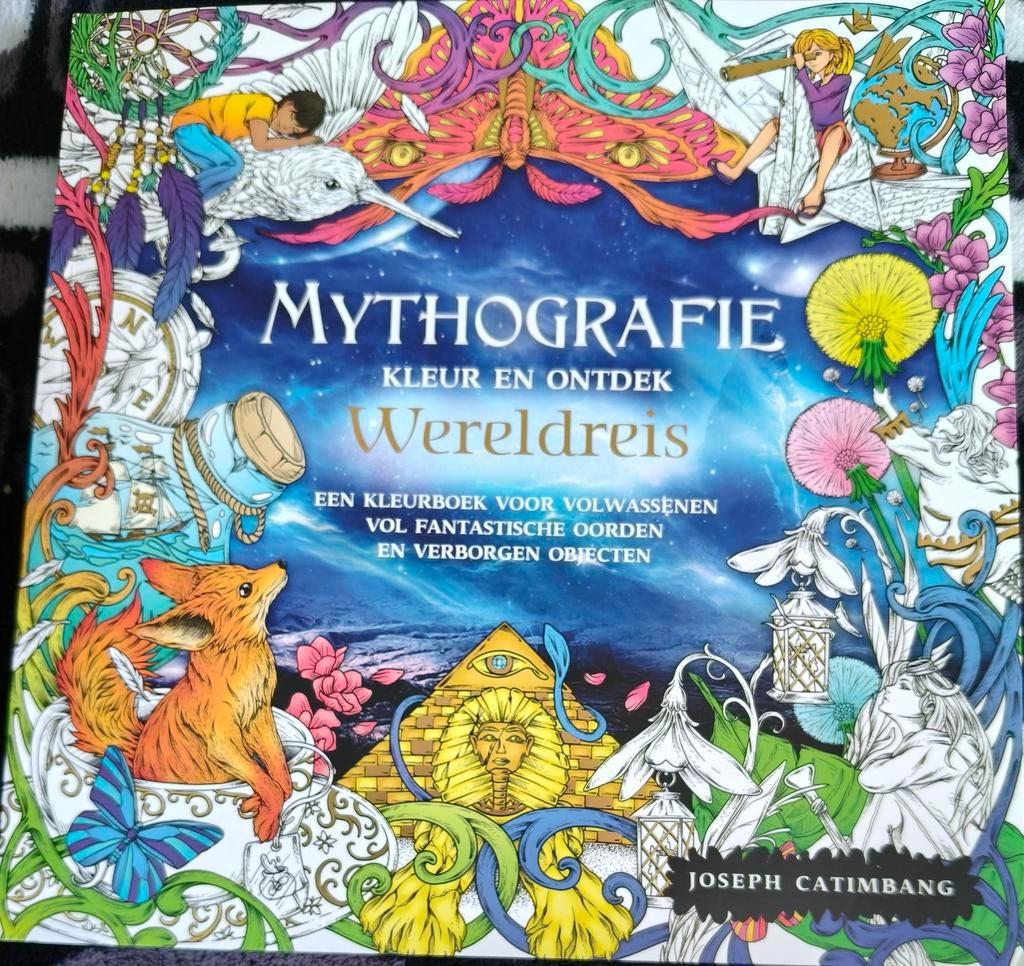 Mythografie kleur en ontdek wereldreis kleurboek, Ophalen