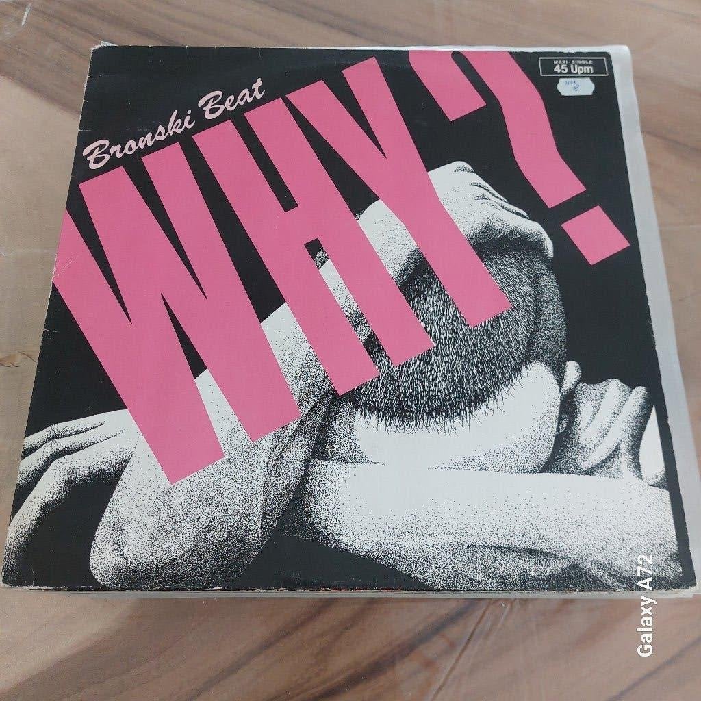 bronski beat why 12 inch maxi, Cd's en Dvd's, Vinyl Singles, Maxi-single, 1980 - 1989, Ophalen of Verzenden, Zo goed als nieuw