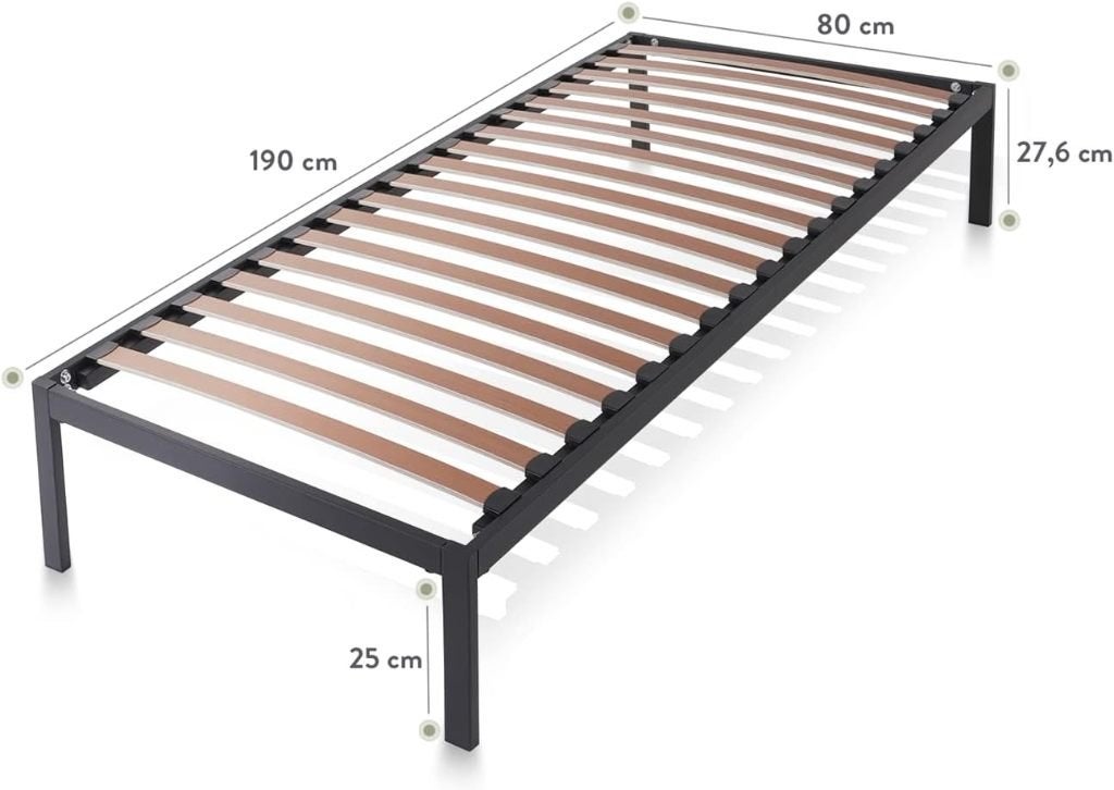 Lit-sommier et matelas, Maison & Meubles, 90 cm, Enlèvement, Sommier, 190 cm ou moins