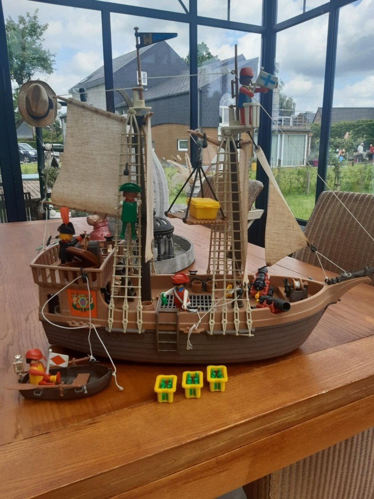 Bateau pirate playmobil vintage, Enlèvement ou Envoi, Bateau