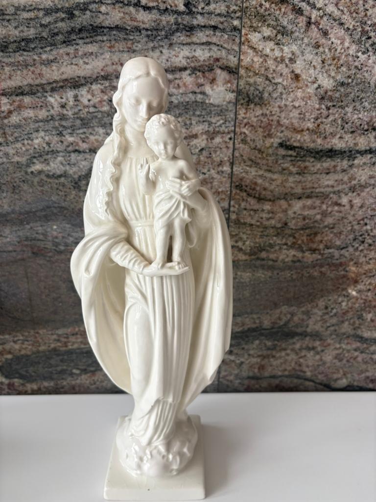 Moeder Maria met kindje Jezus in porselein, Ophalen, Zo goed als nieuw