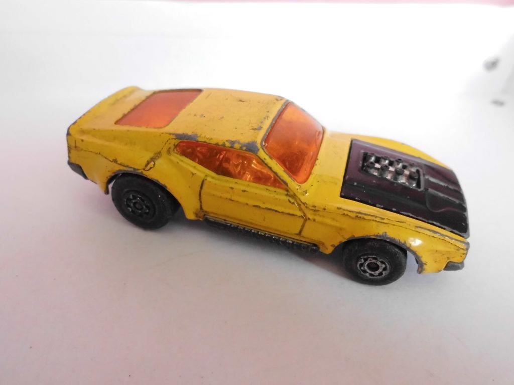 Matchbox Superfast Nr.44 Boss Mustang 1972  (2), Enlèvement ou Envoi, Utilisé, Voitures