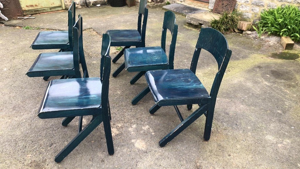 Suite de 8 chaises Baumann série 4 lot divisible, Maison & Meubles, Chaises, Enlèvement ou Envoi