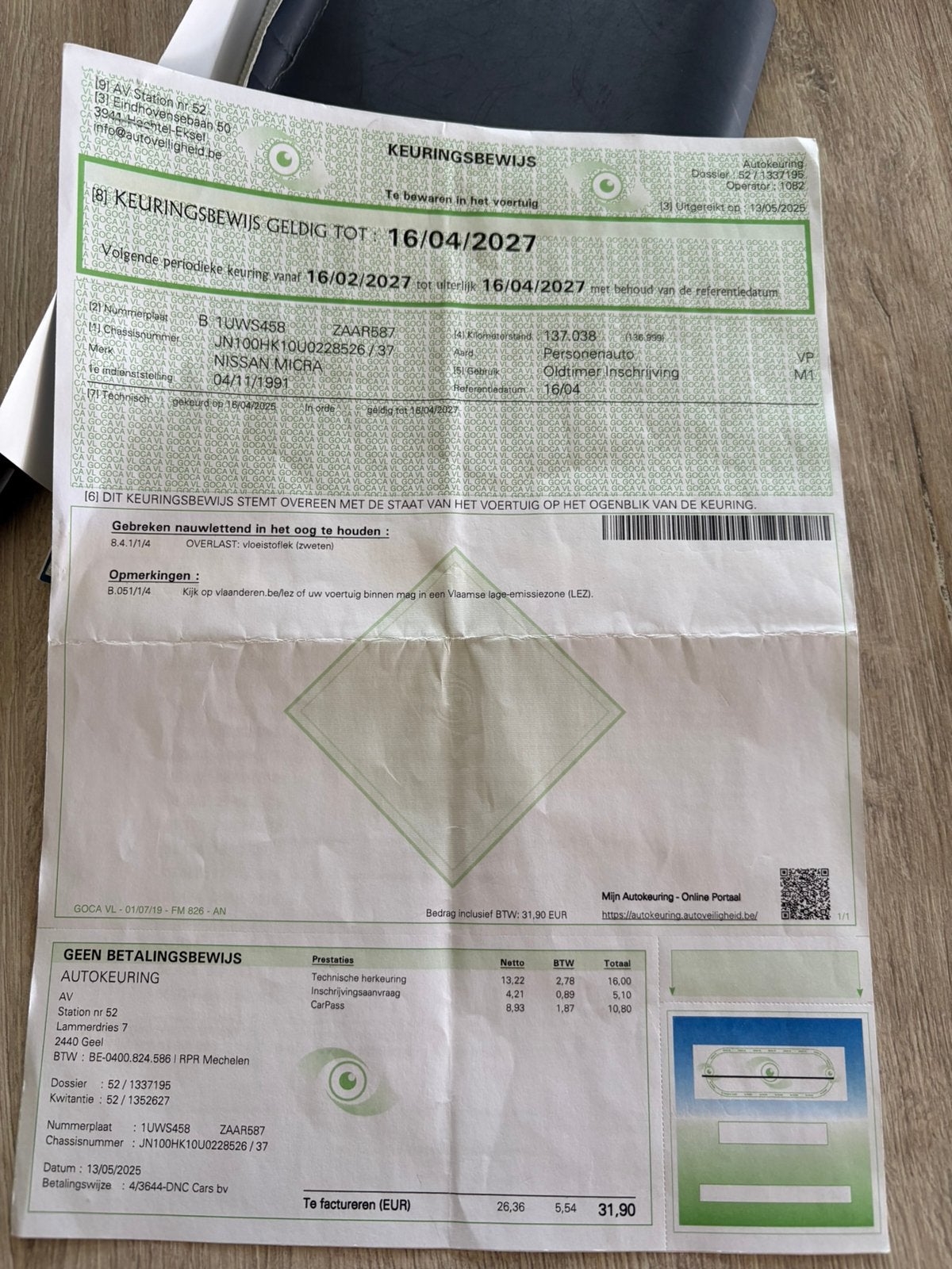 zeer mooie nissan micra oldtimer automaat, Autos, Nissan, Rouge, Achat, Micra, Automatique