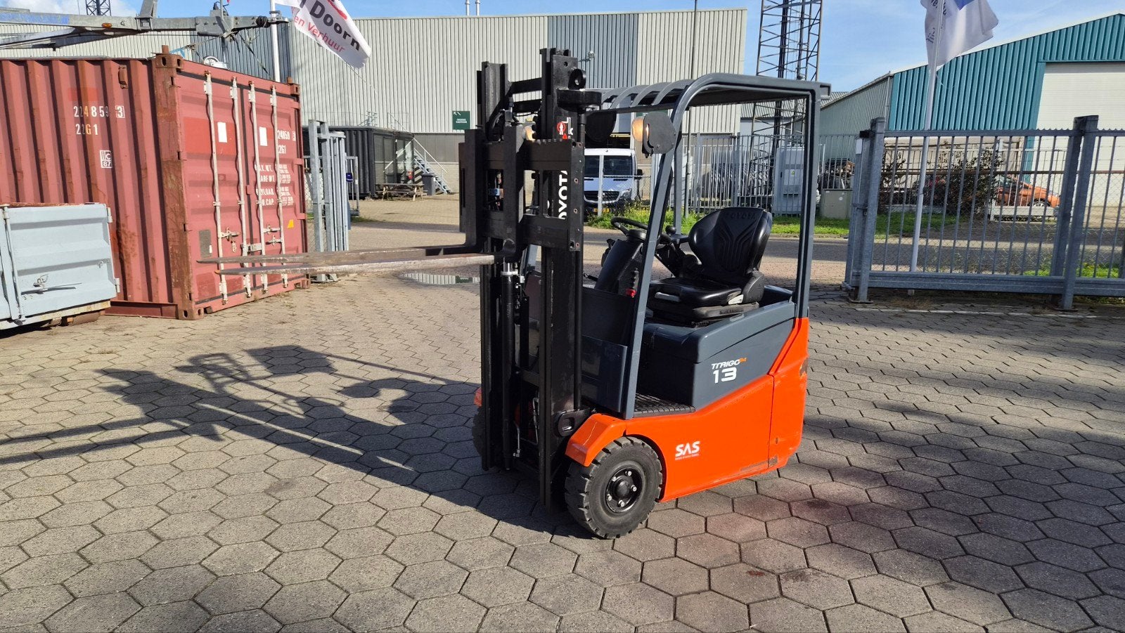 Toyota triago 13 lage urenstand elektrische heftruck, Électrique, Chariot élévateur, 1000 à 2000 kg, Toyota