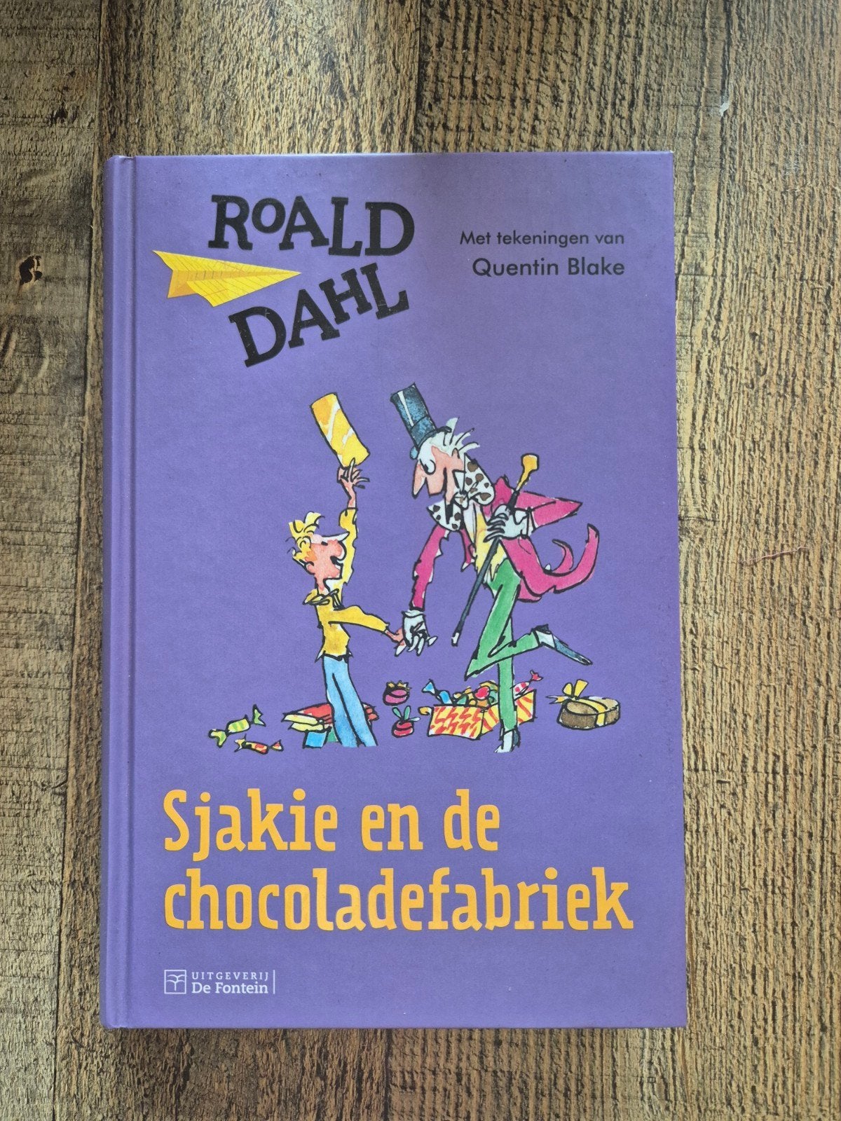 Sjakie en de chocoladefabriek boek, Enlèvement, Neuf, Roald Dahl, Fiction
