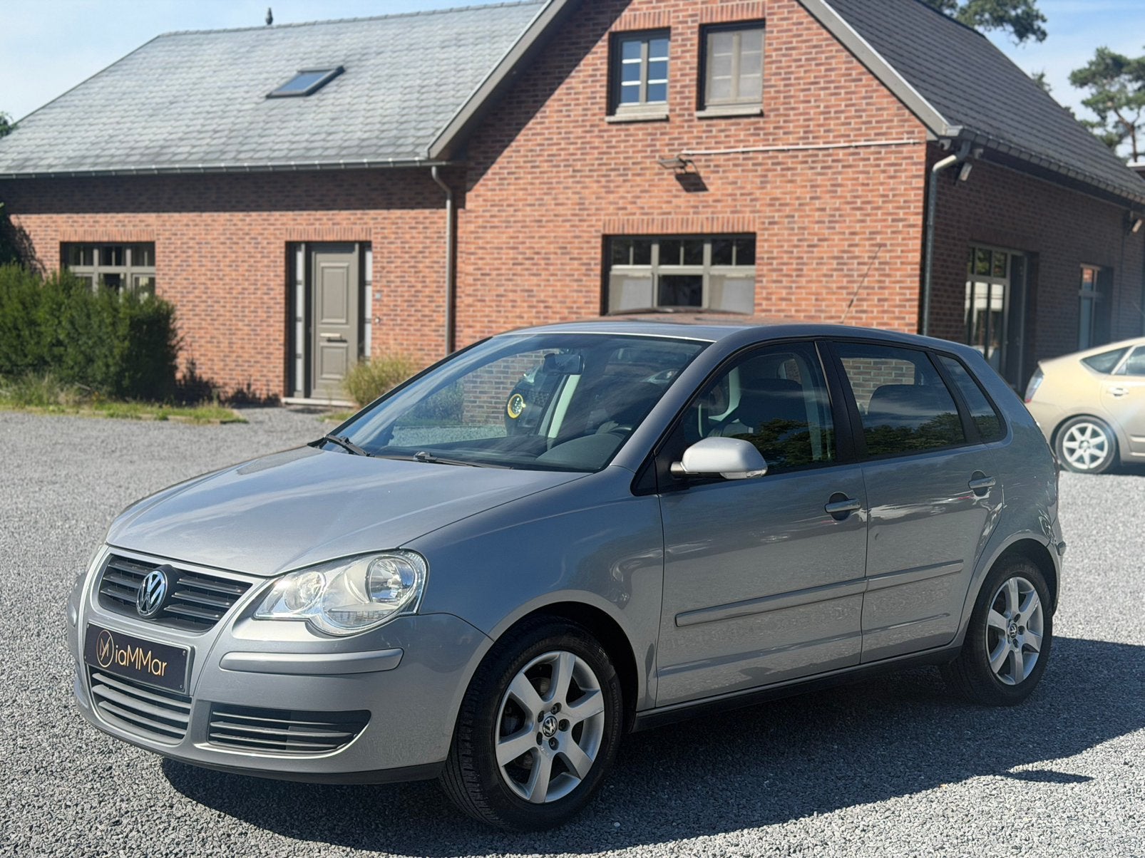 VW POLO - 1.2 BENZINE - AIRCO, Argent ou Gris, Achat, Entreprise, Noir