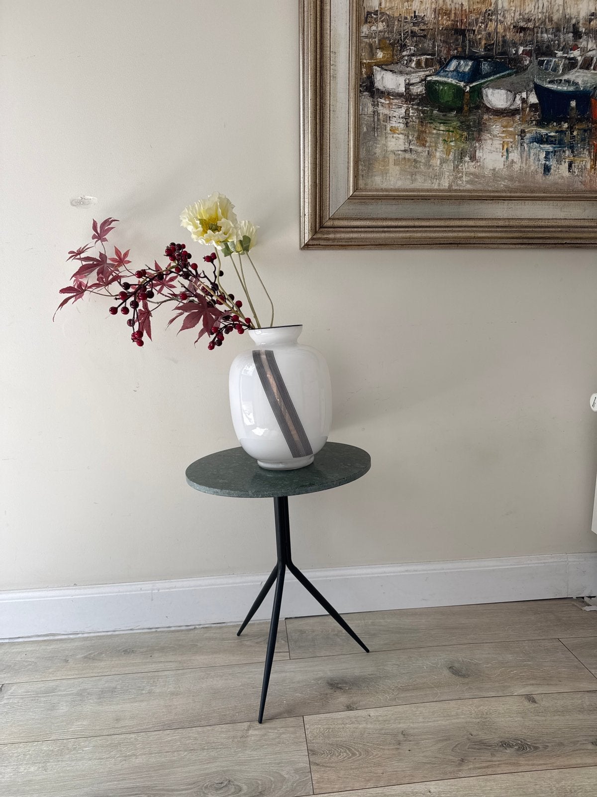 Table d'appoint/table d'appoint en marbre Pomax, Enlèvement ou Envoi, Comme neuf