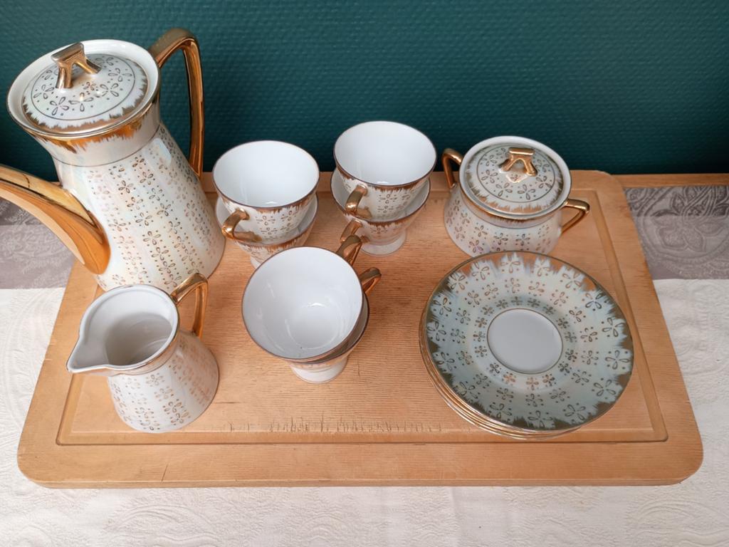 Moka servies 6 delig, Ophalen