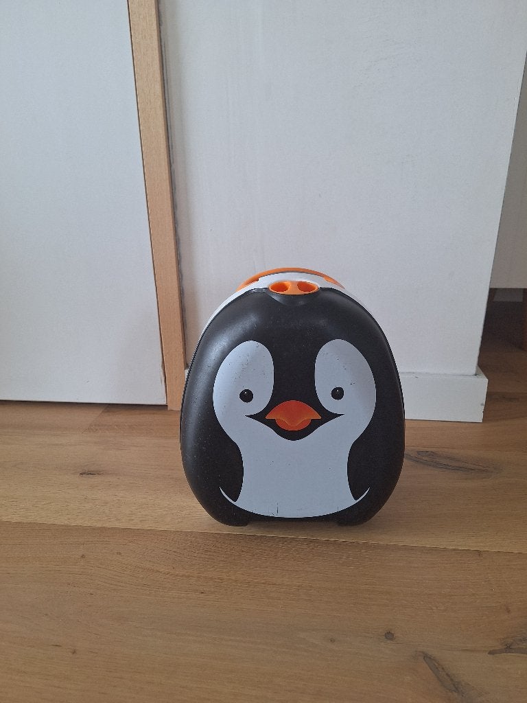 My carry potty (draagbaar potje pinguïn), Ophalen, Gebruikt