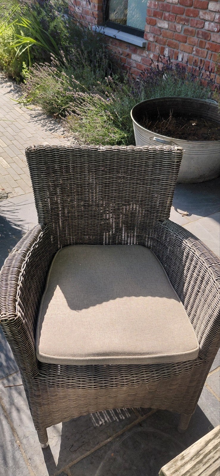 6 tuinstoelen wicker, Watersport en Boten, Windsurfen, Ophalen