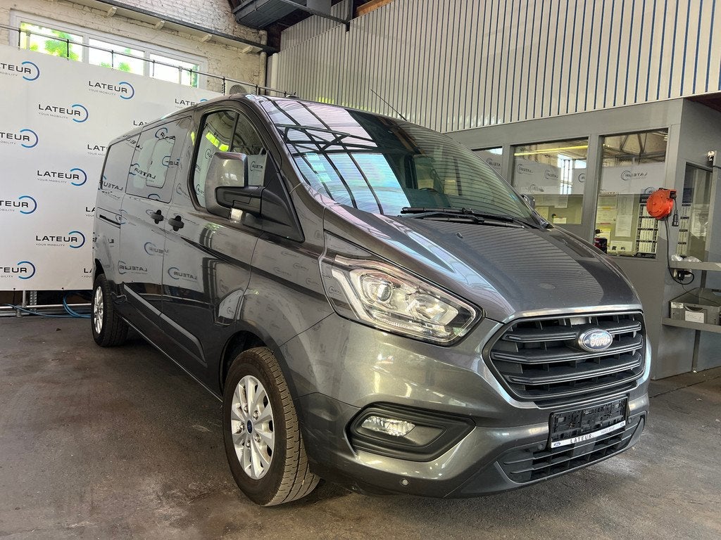 Ford Transit Custom MULTI-USE 320L L2 2.0L automaat 130pk +, Isofix, Achat, Euro 6, https://public.car-pass.be/vhr/94fc2f58-8405-4c36-9595-31be0c22d985