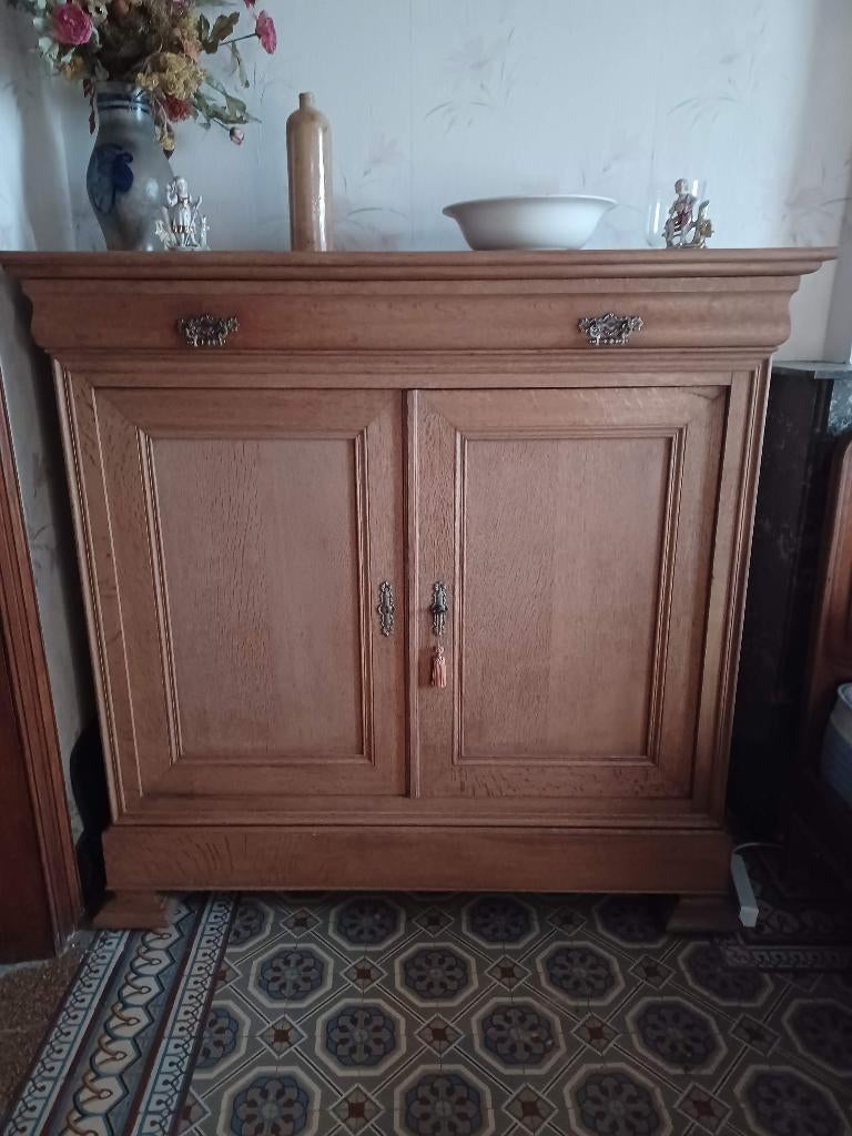 Meuble "bonheur du jour" en chêne, Enlèvement