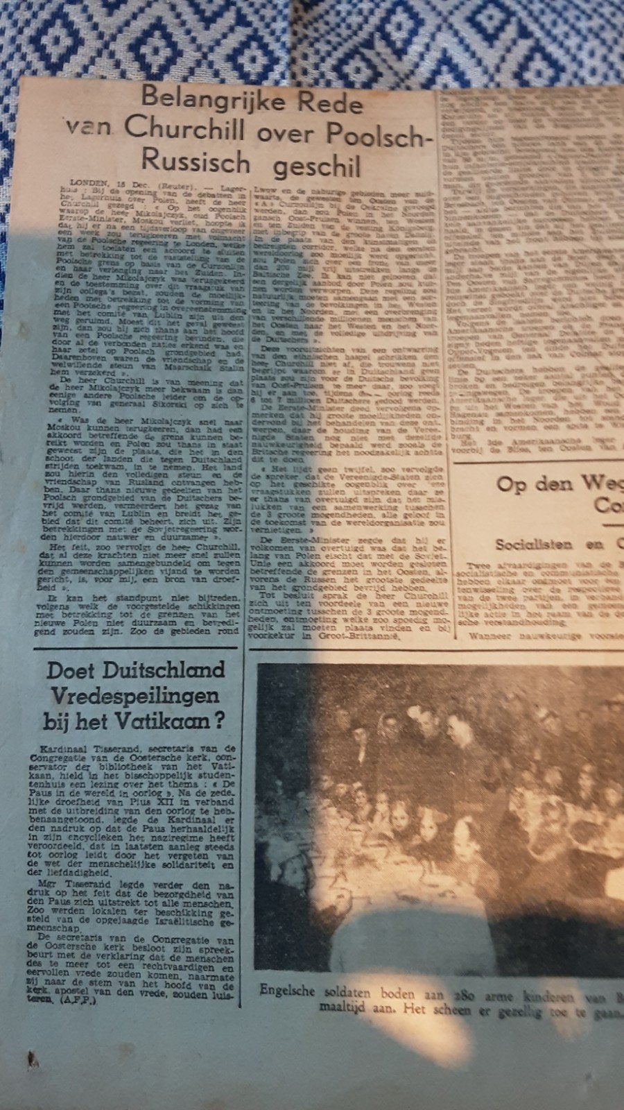 De Nieuwe Standaard, oorlogskrant, 17 december 1944, Ophalen of Verzenden