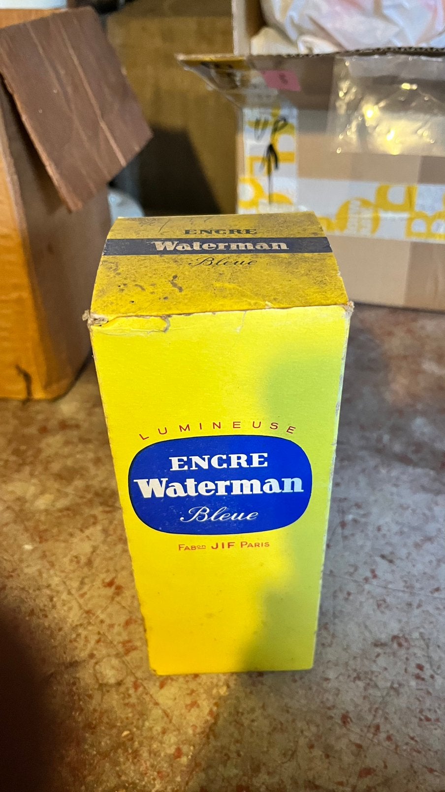 Inkt waterman halve liter ongeopend, Ophalen