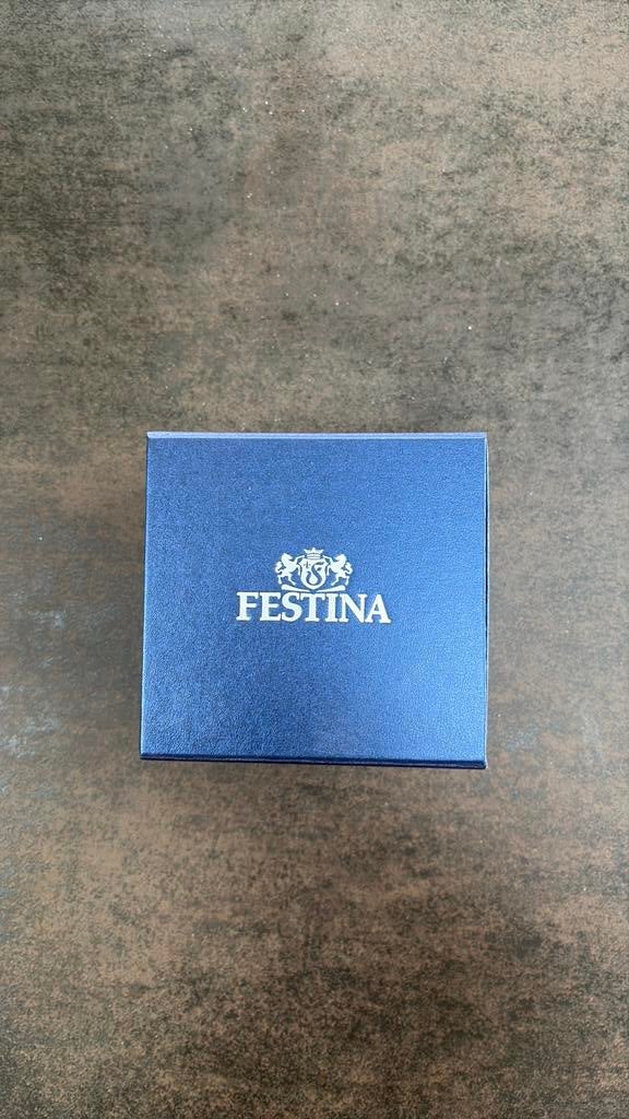Montre Festina homme – Bracelet acier – Avec boîte, Enlèvement, Comme neuf, Montre-bracelet, Autres marques