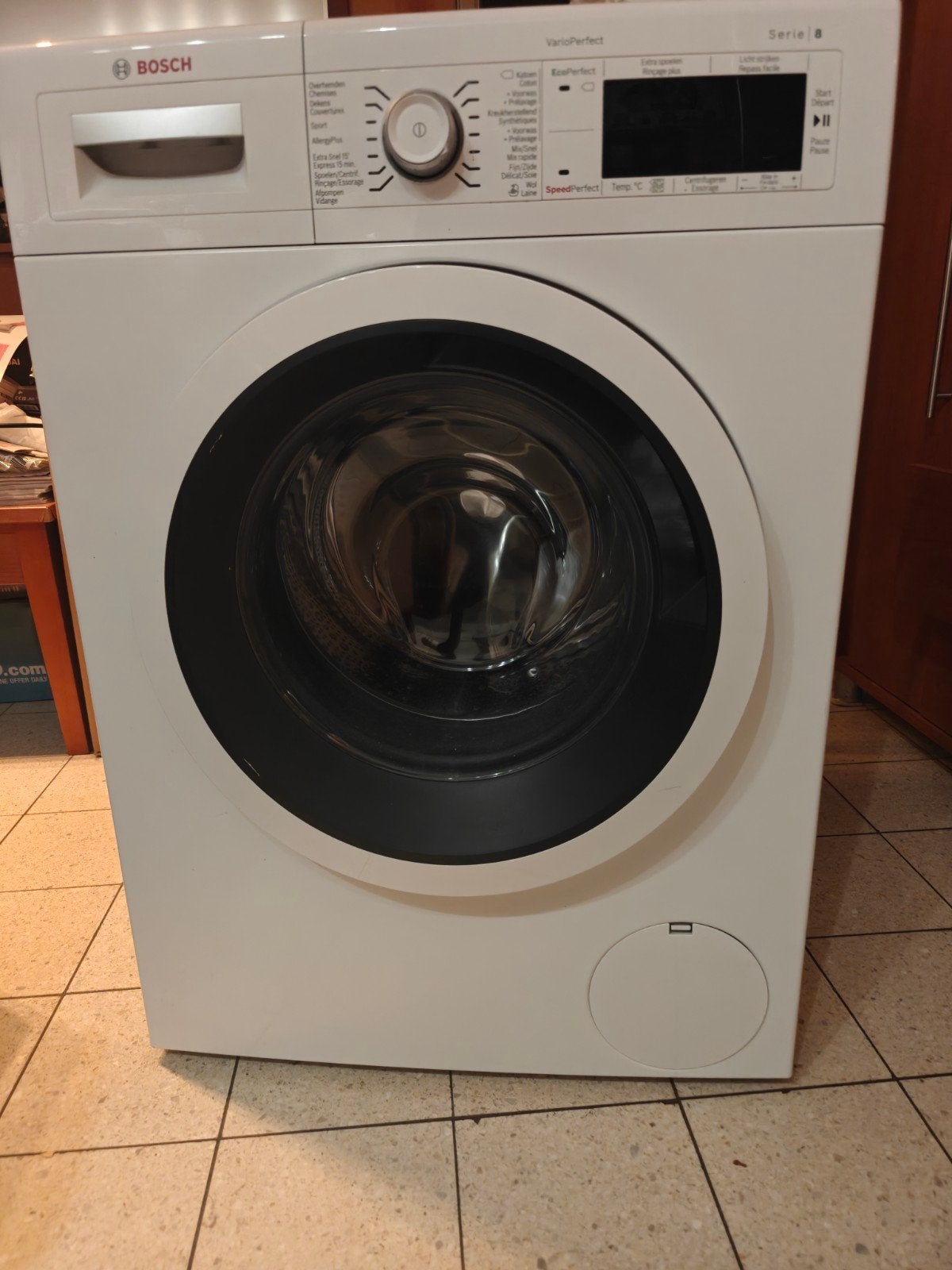 Bosch vario perfect 8, Ophalen