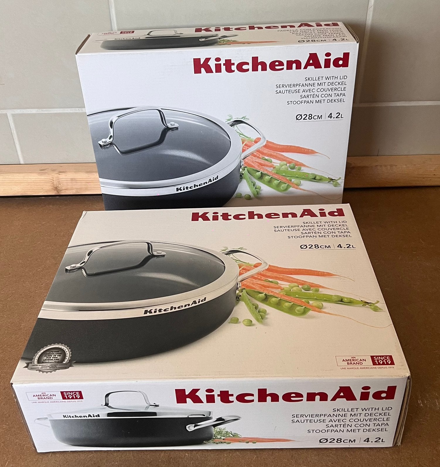 KitchenAid Stoofpan met deksel 28cm 4,2l NIEUW, Maison & Meubles, Revêtement antiadhésif, Enlèvement ou Envoi, Comme neuf