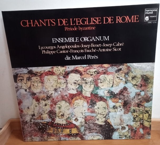 "Chants De L'Eglise De Rome" (Organum) vintage GATEFOLD LP, CD & DVD, Vinyles | Classique, Avec pochette intérieure, Enlèvement ou Envoi