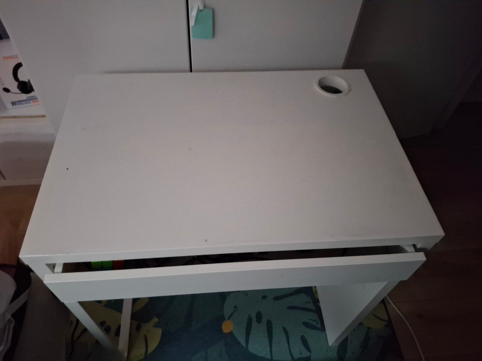 Modern wit bureau – Ideaal voor gaming & thuiswerk, Moderne, Enlèvement ou Envoi, Blanc