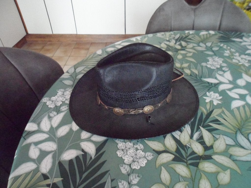 cowboy hoed zwart merk Stars en Stripes, Hoed, Stars en Stripes, Ophalen of Verzenden, 57 cm (M, 7⅛ inch) of minder