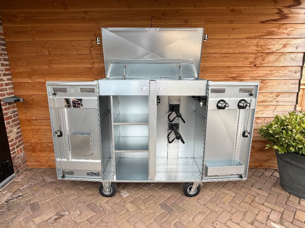 Luxe Verrijdbare Concourskast / Zadelkast met Deksel! new, Enlèvement ou Envoi, Neuf, Dressage